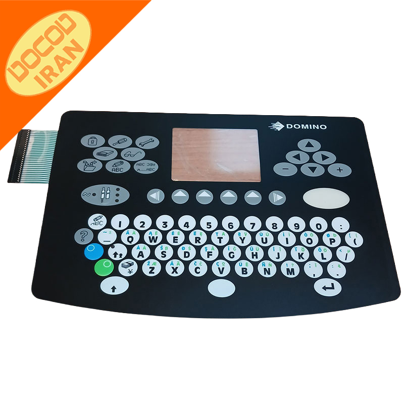 DB36675-پانل ماتریسی کیبورد  لاتین  صفحه  آبی  A100 - A200-قطعات یدکی Domino انگلستان