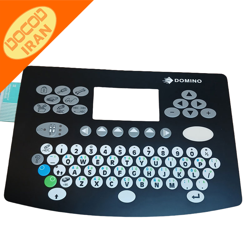 DB37726-کیبورد پانل ماتریسی لاتین صفحه  سبز  دومینو A100/A200-قطعات یدکی Domino انگلستان